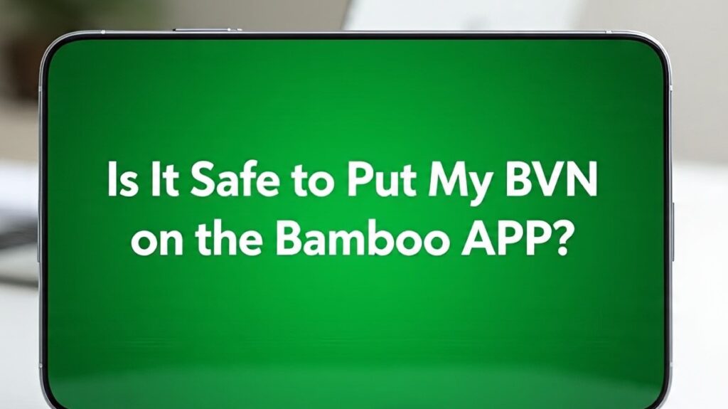 Is It Safe to Put My BVN on the Bamboo APP?