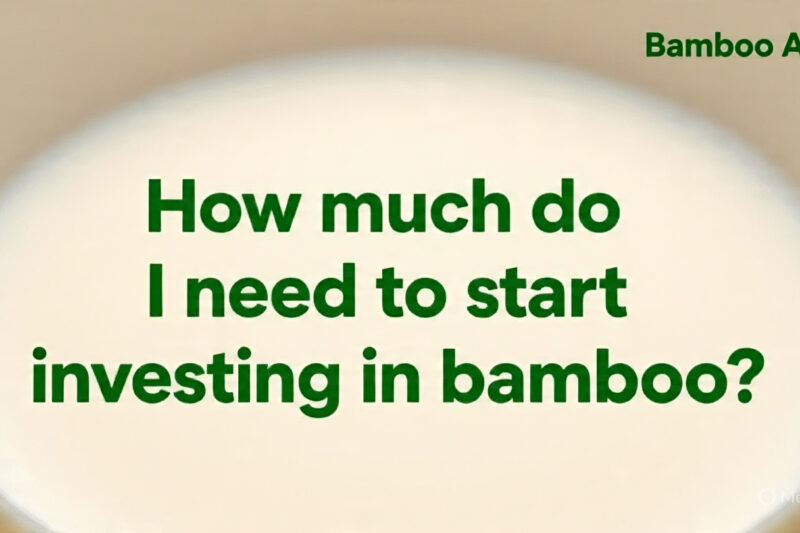 How Much Do I Need to Start Investing in Bamboo?