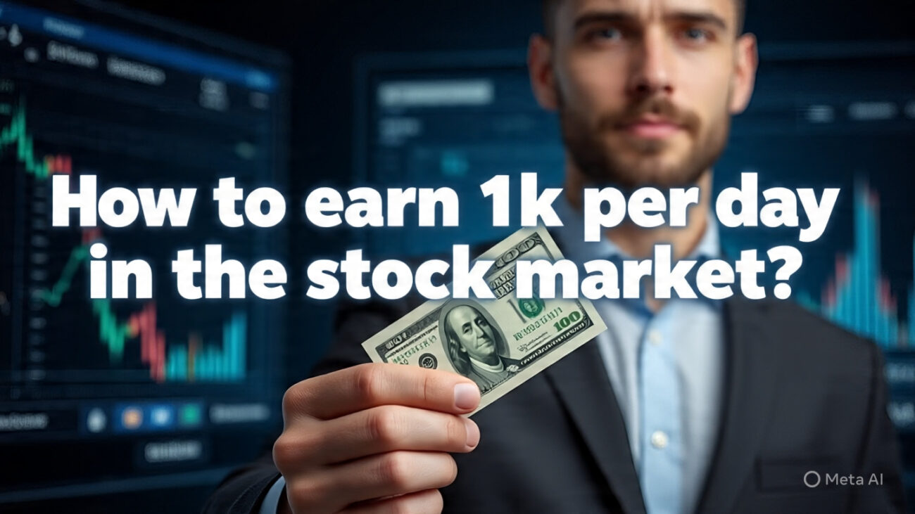 How to earn 1k per day in the stock market?