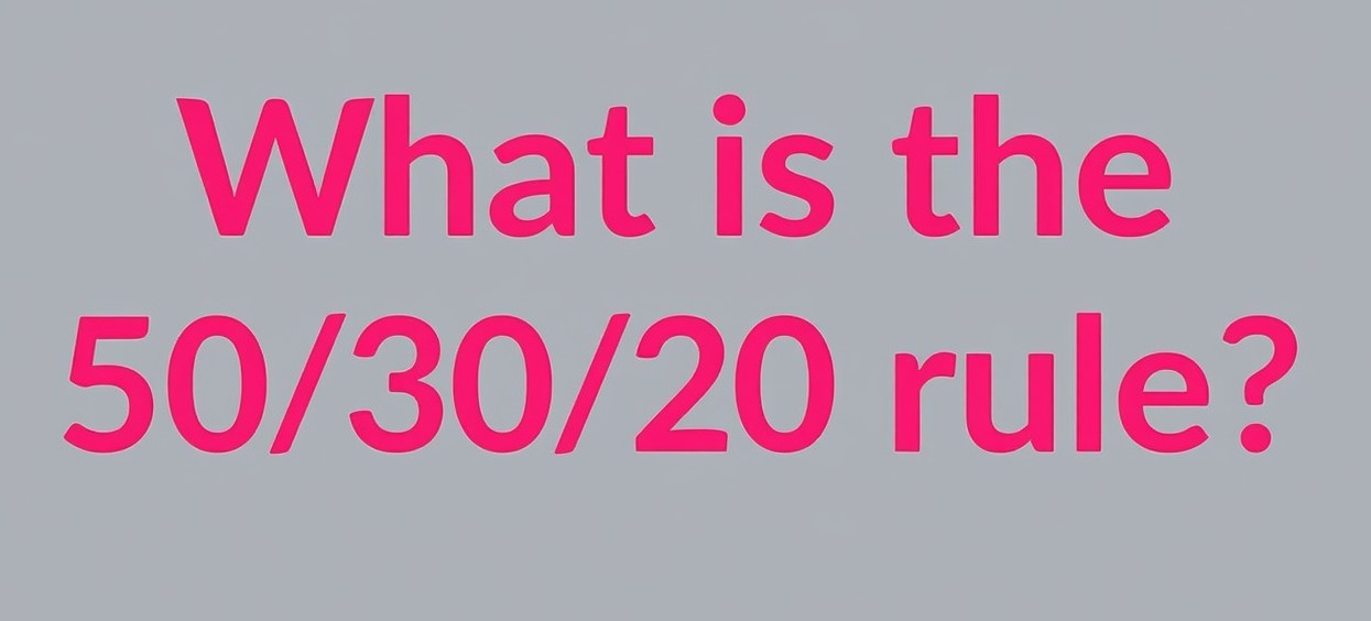 What Is the 50/30/20 Rule? The Budgeting Rule